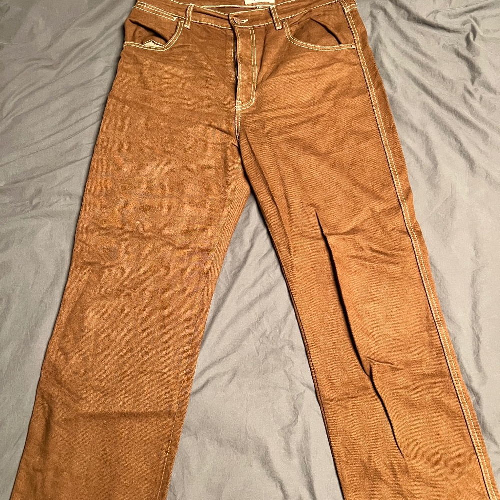 Cowboy High Rise Straight Jeans